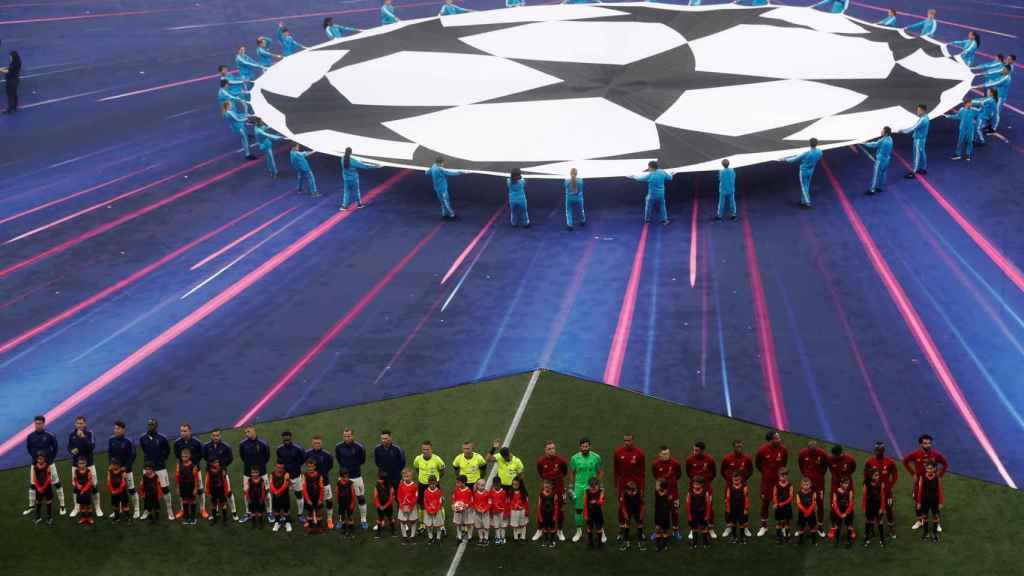 El Wanda Metropolitano en los prolegómenos de la final de la Champions League / EFE