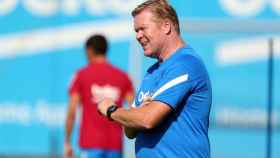 Ronald Koeman en un entrenamiento del Barça / FC Barcelona