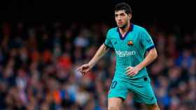 Sergi Roberto, en un partido con el Barça | EFE