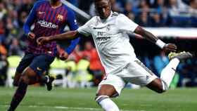 Una foto de Vinicius Jr. en el clásico copero del Santiago Bernabéu / RM