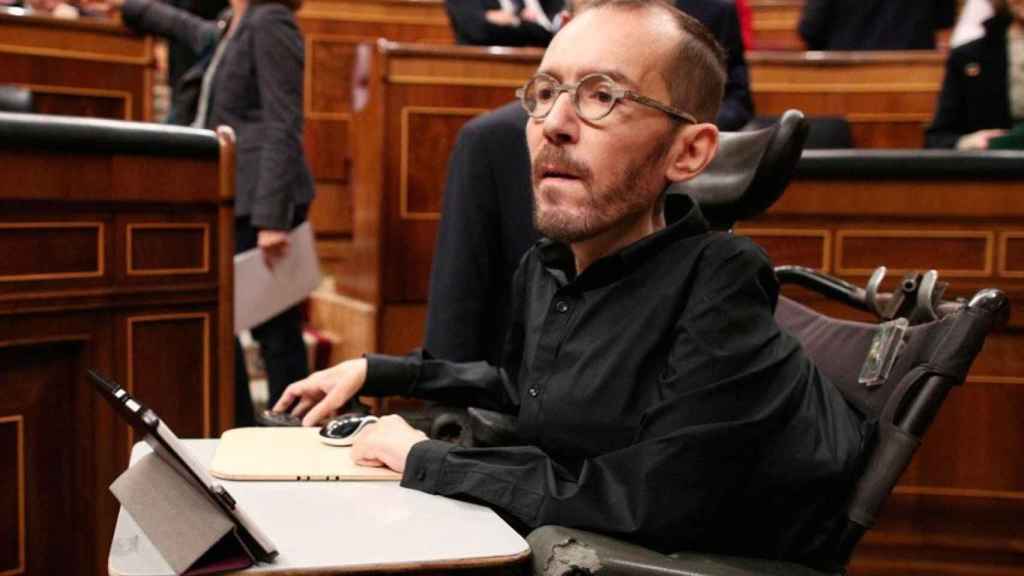 Pablo Echenique, objetivo de la broma de un miembro del PP, en el Congreso / EUROPA PRESS