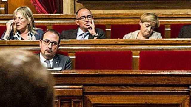 El consejero de Interior, Ramon Espadaler, en el Parlament