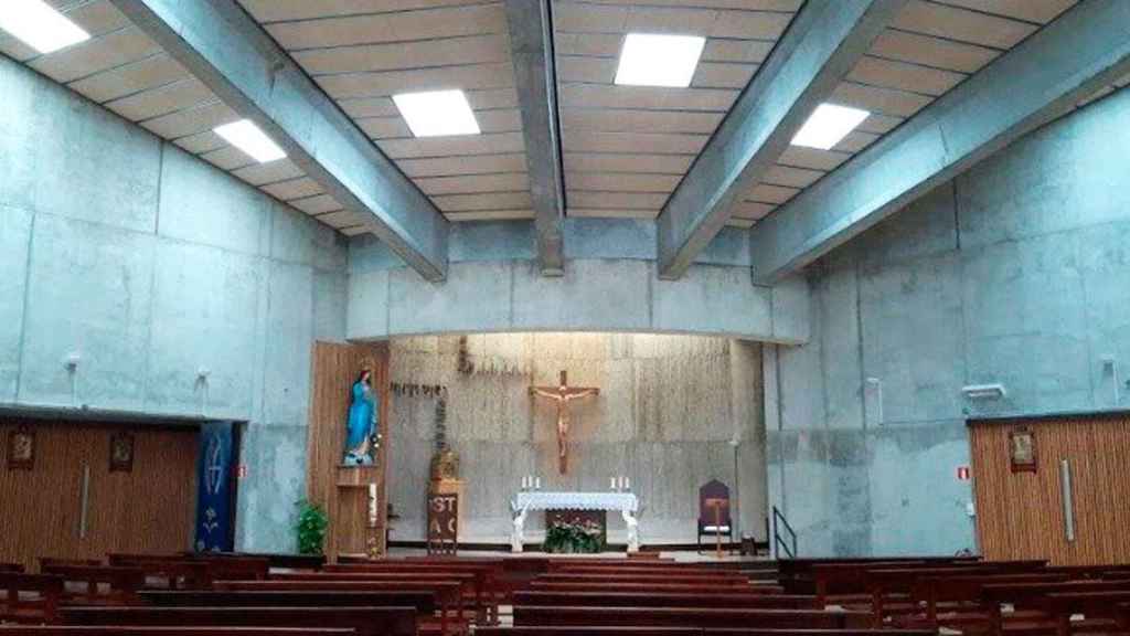 Parroquia de Sant Francesc de Paola, en Barcelona, donde reventaron dos oraciones por las víctimas del Covid / CG