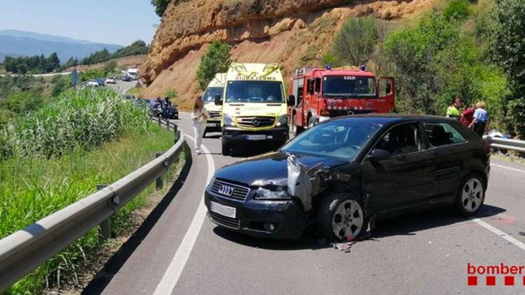 Imagen del accidente / BOMBERS