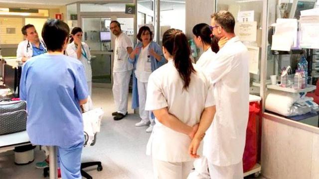 Médicos catalanes reunidos en un dispositivo asistencial del ICS / CG
