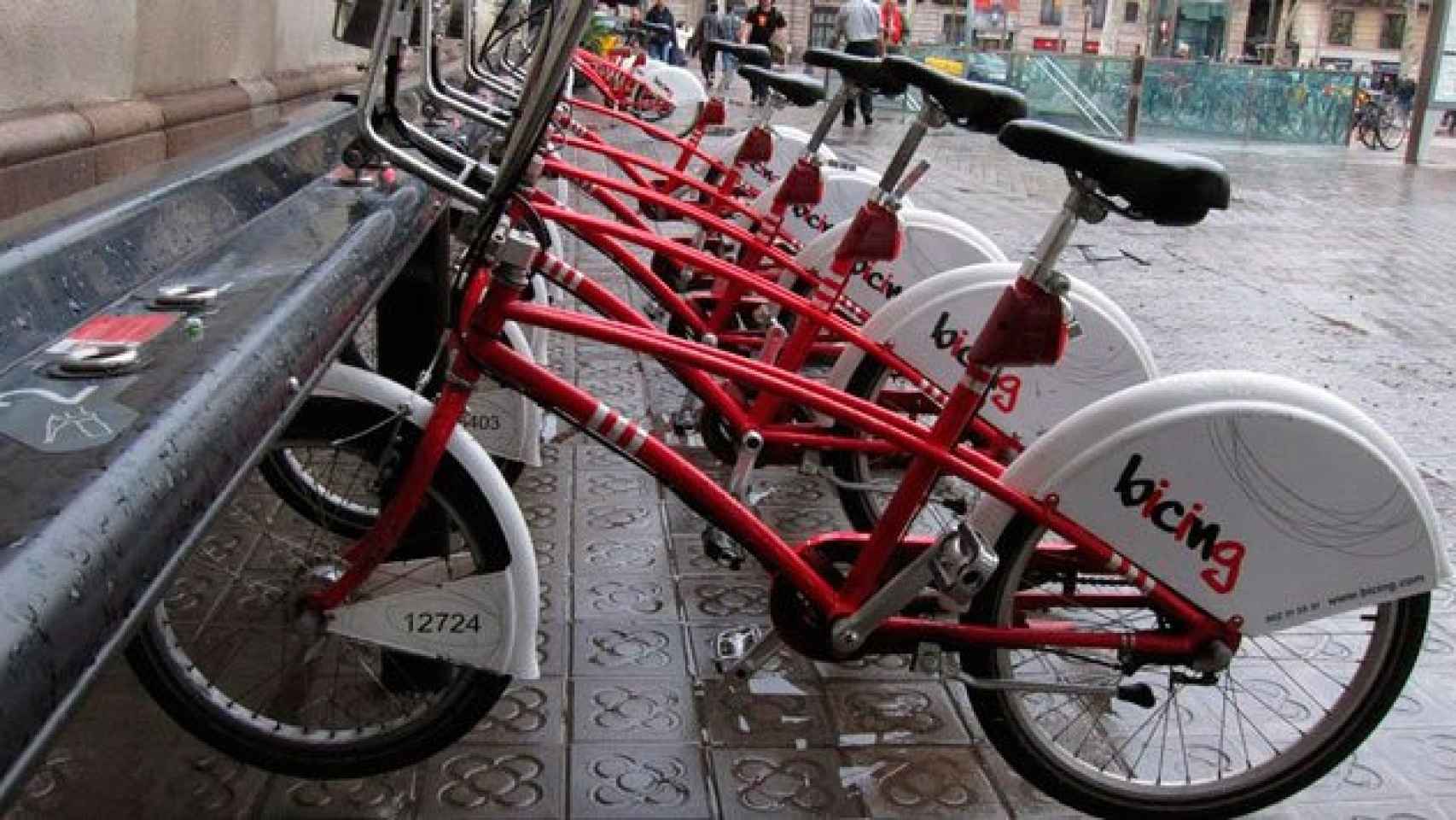 Una estación del Bicing de Barcelona / CG