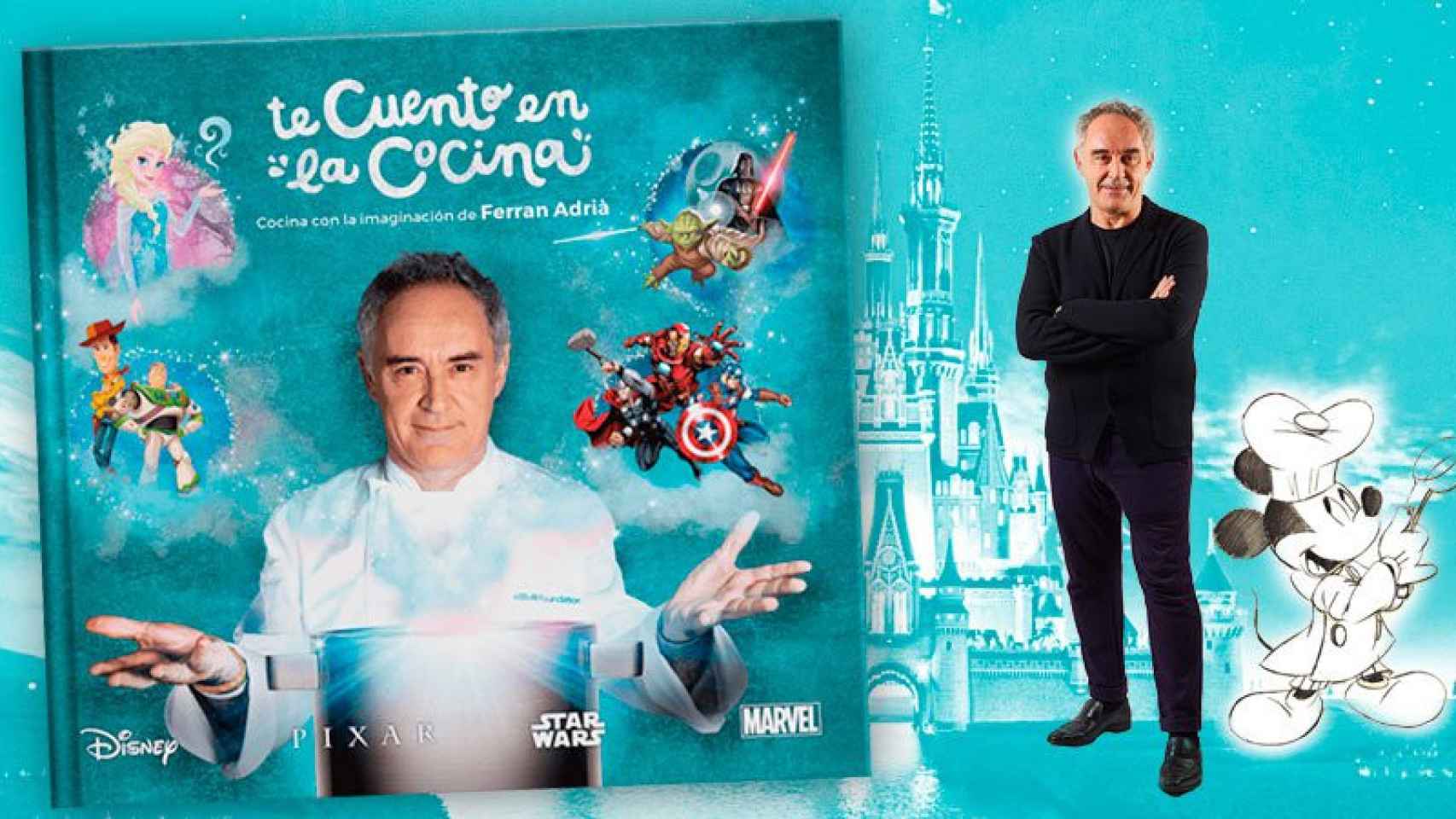 Disney y Ferran Adrià lanzan un libro infantil de recetas