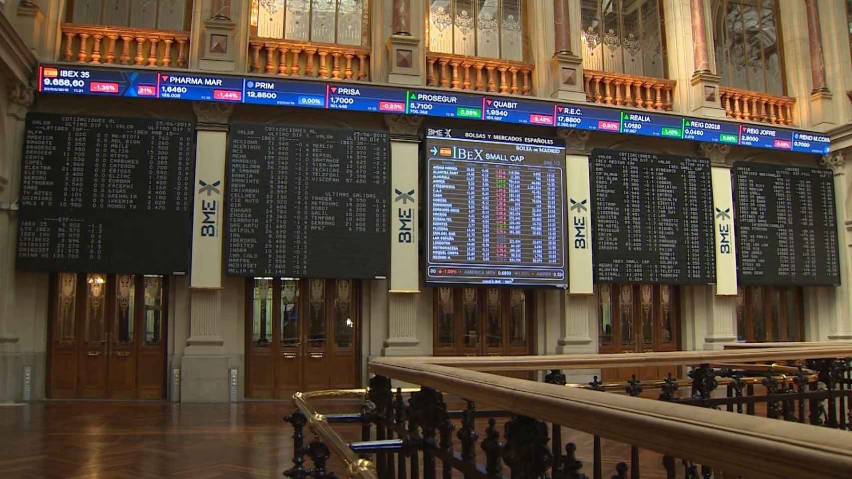 Interior de la Bolsa de Madrid / EP