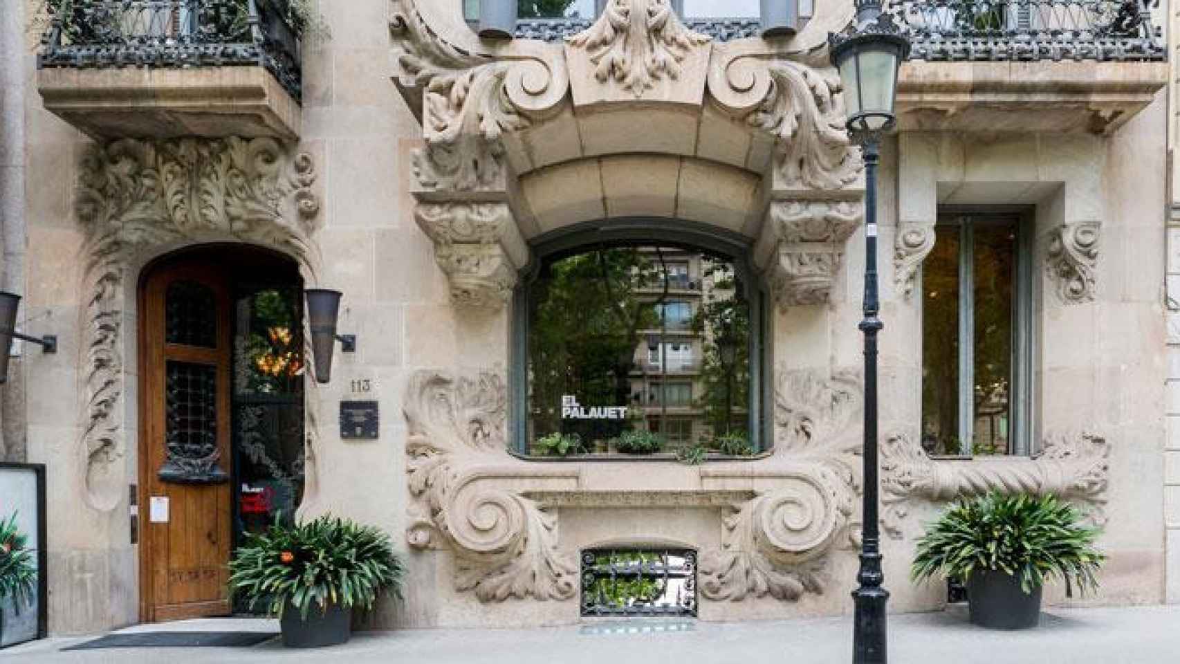 Fachada del Palauet de los Cerqueda, donde se ubicará el nuevo club social del Barcelona Tech City / BTC