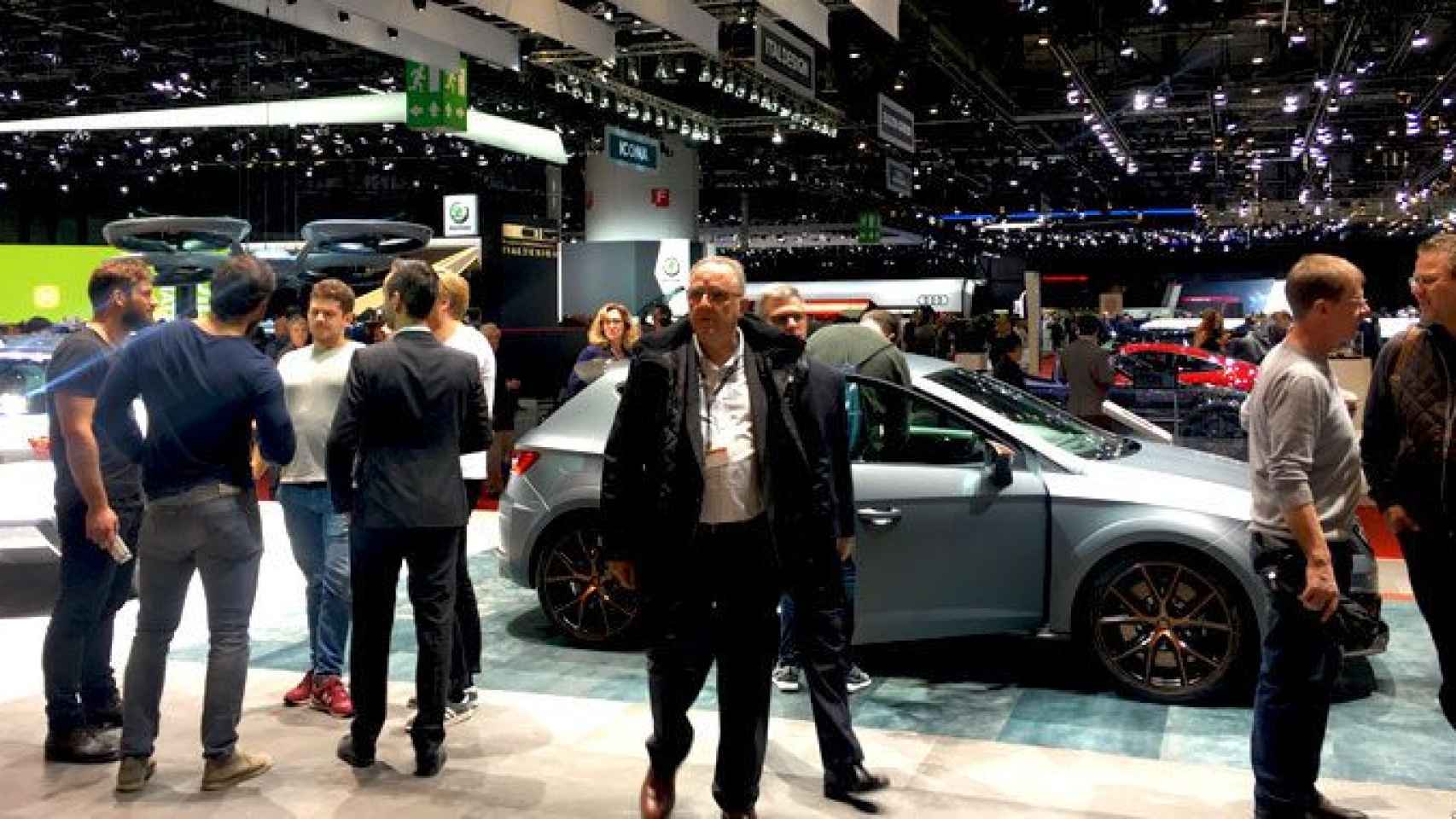 Imagen del Salón del Automóvil de Ginebra, donde la OICA ha presentado el ranking mundial de producción de vehículos en el que Brasil se acerca a los datos de la industria española / CG