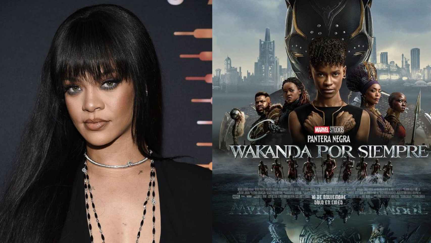 Rihanna y la película 'Pantera Negra: Wakanda Por Siempre' / CD