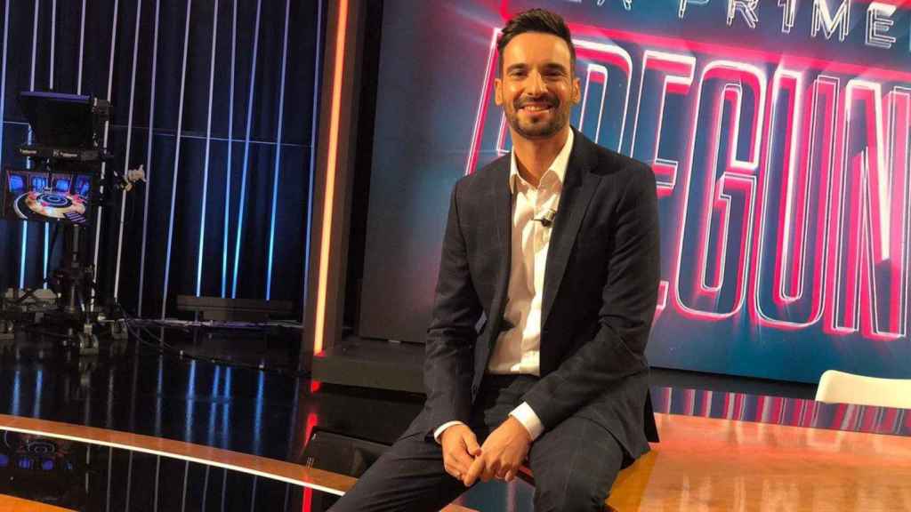 Lluís Aguilera en el plató de 'La pr1mera pregunta' / TVE