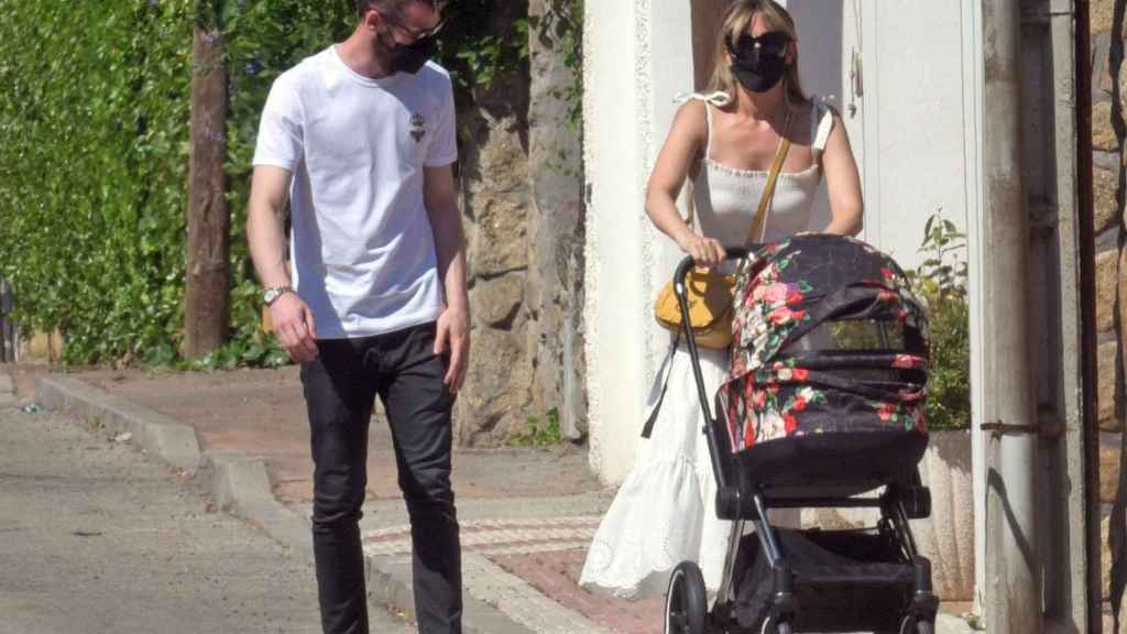 Edurne y David de Gea con su hija Yanay / EP