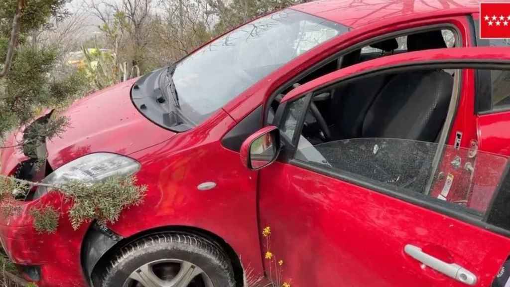 El coche que arrolló al hombre / EMERGENCIAS MADRID 112