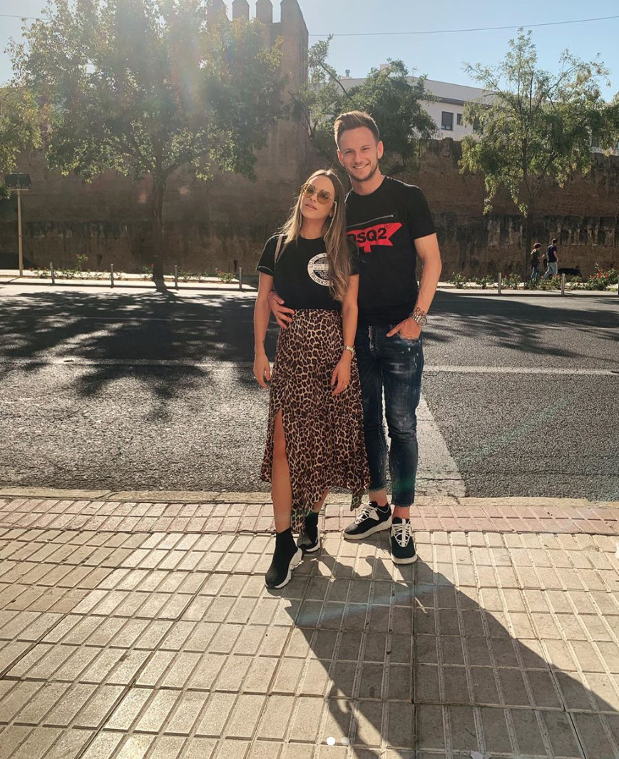 Ivan Rakitic y Raquel Mauri