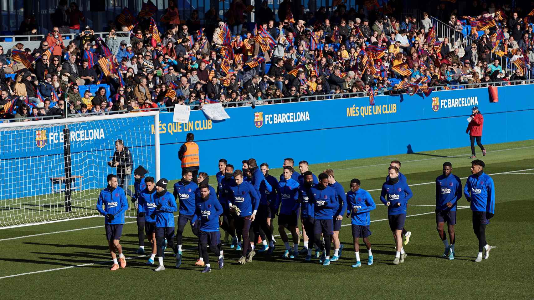 Entrenamiento del Barça en el Johan Cruyff / FCB