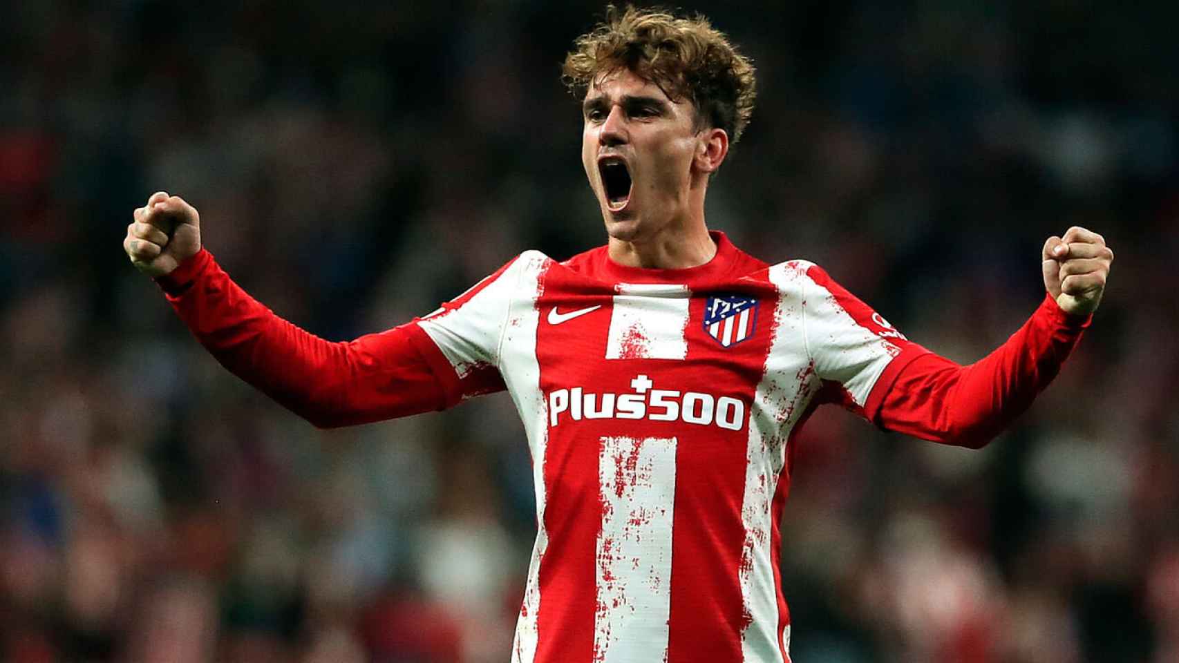 Griezmann celebrando un gol con el Atlético de Madrid / REDES