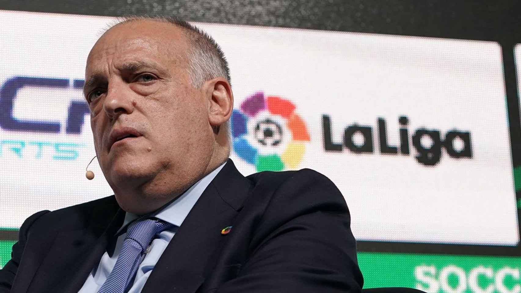 Javier Tebas, presidente de La Liga, en una imagen de archivo / REDES