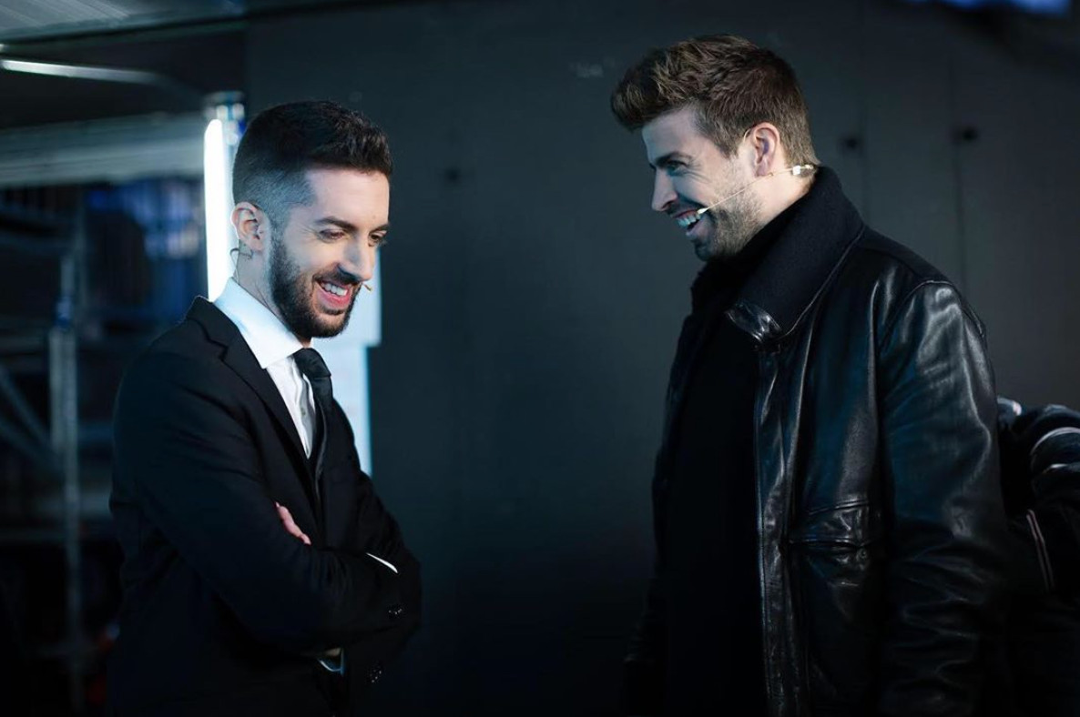 Gerard Piqué y David Broncano