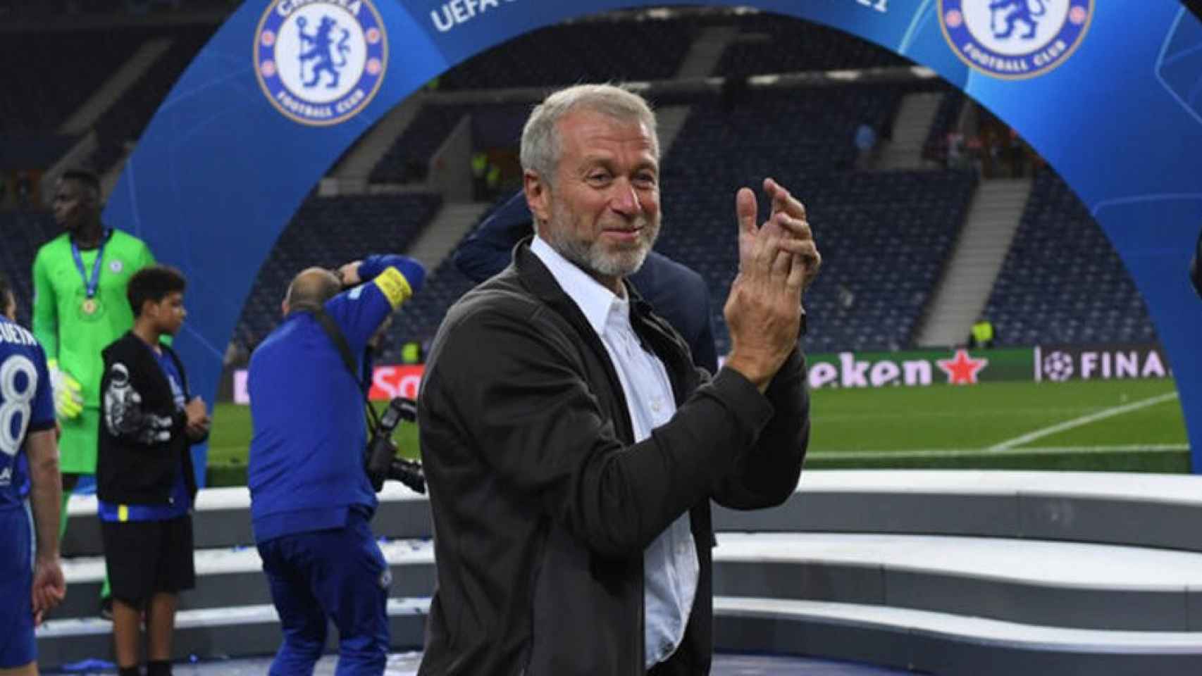 Roman Abramovich, en la celebración del último título de Champions League, en la 2021-22 / Redes