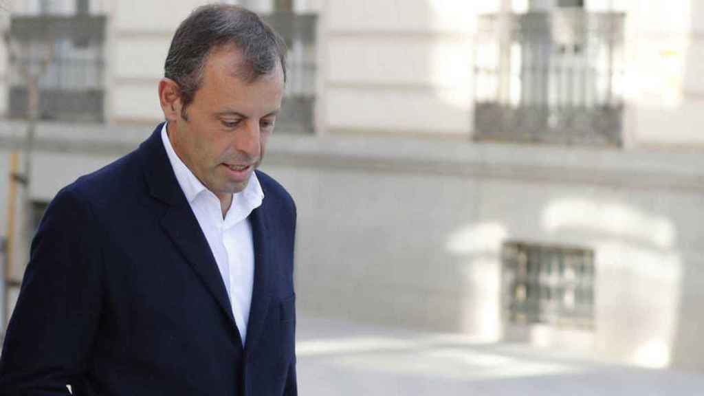 Sandro Rosell a su salida de prisión / EFE