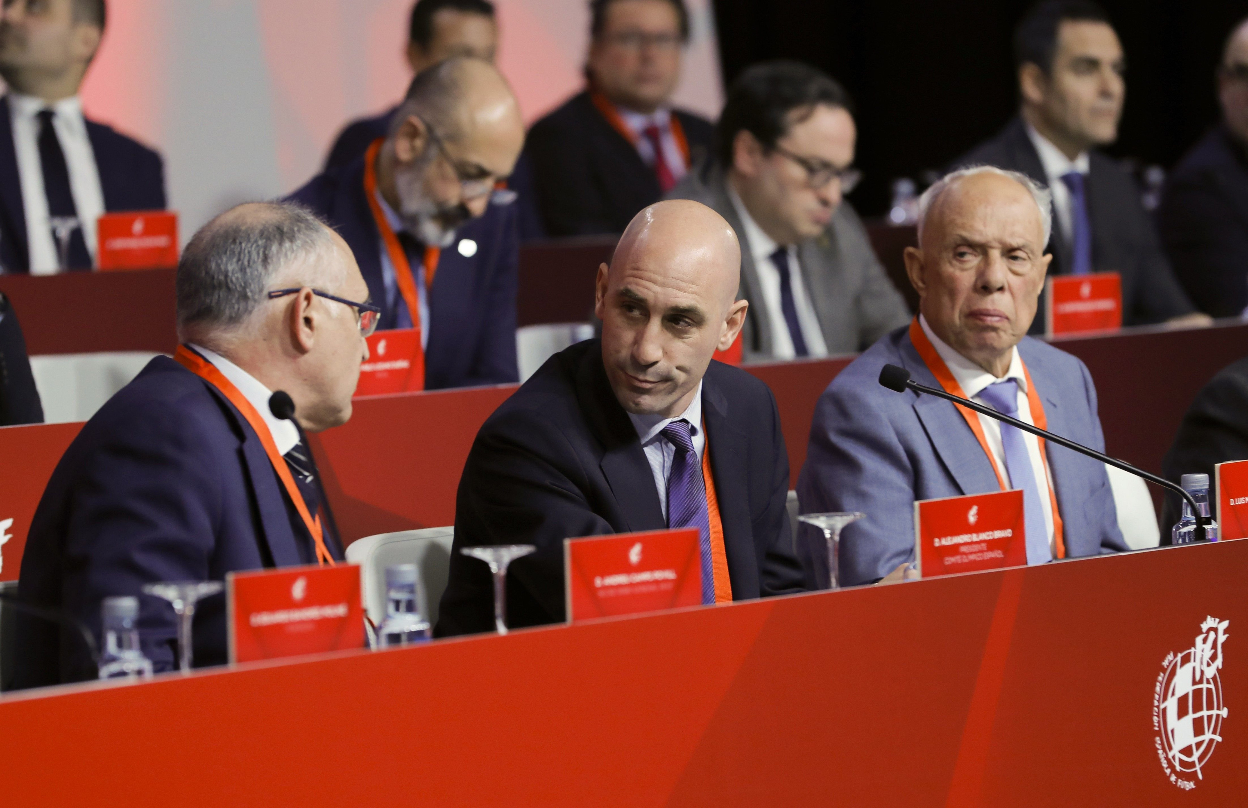 Luis Rubiales en la asamblea de la RFEF / EFE