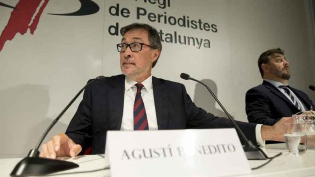 Agustí Benedito en rueda de prensa / Twitter