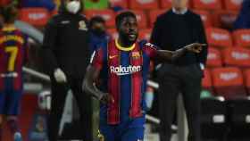 Umtiti, durante un partido con el Barça | EFE