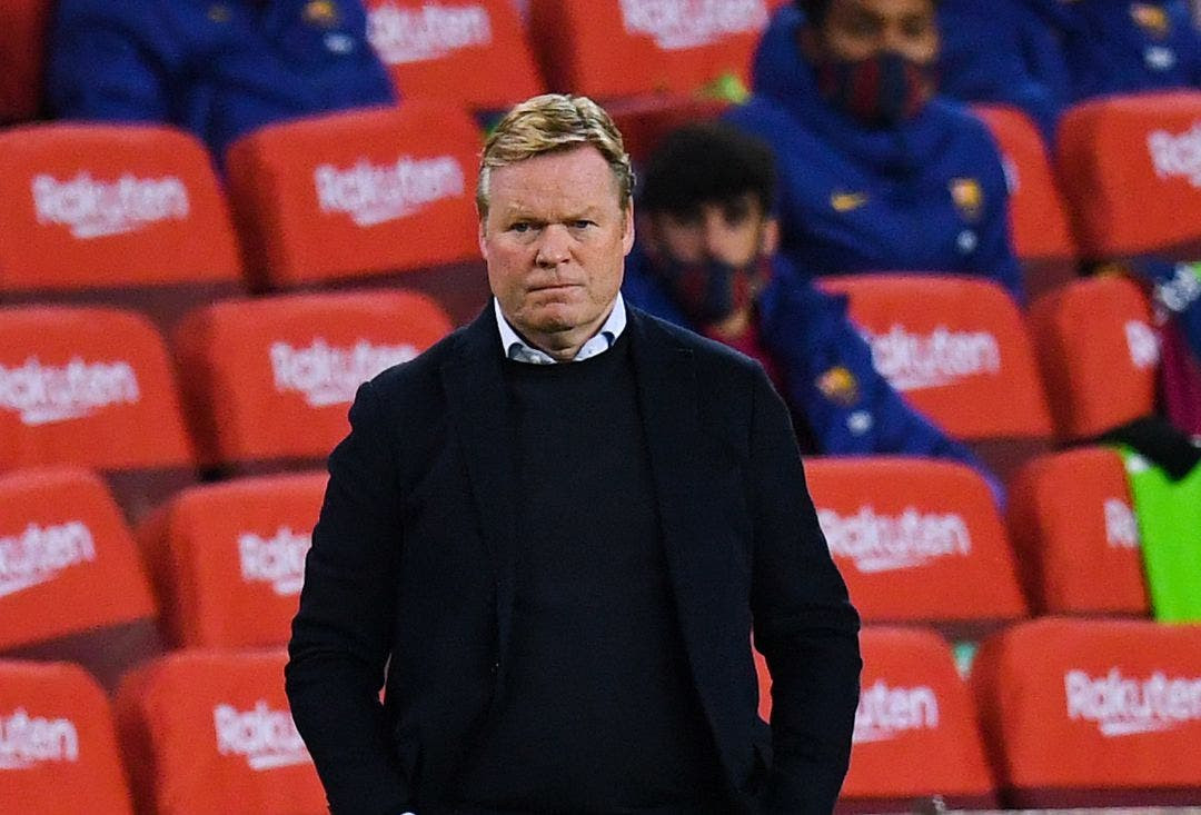 Koeman, en un partido contra el Sevilla | EFE