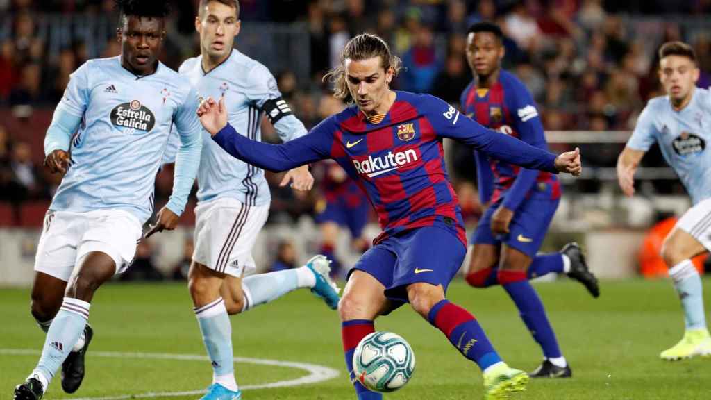 Griezmann en el partido contra el Celta / EFE