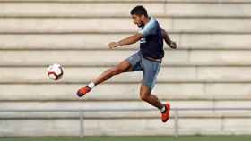 Luis Suárez en un entrenamiento del Barça / FCB