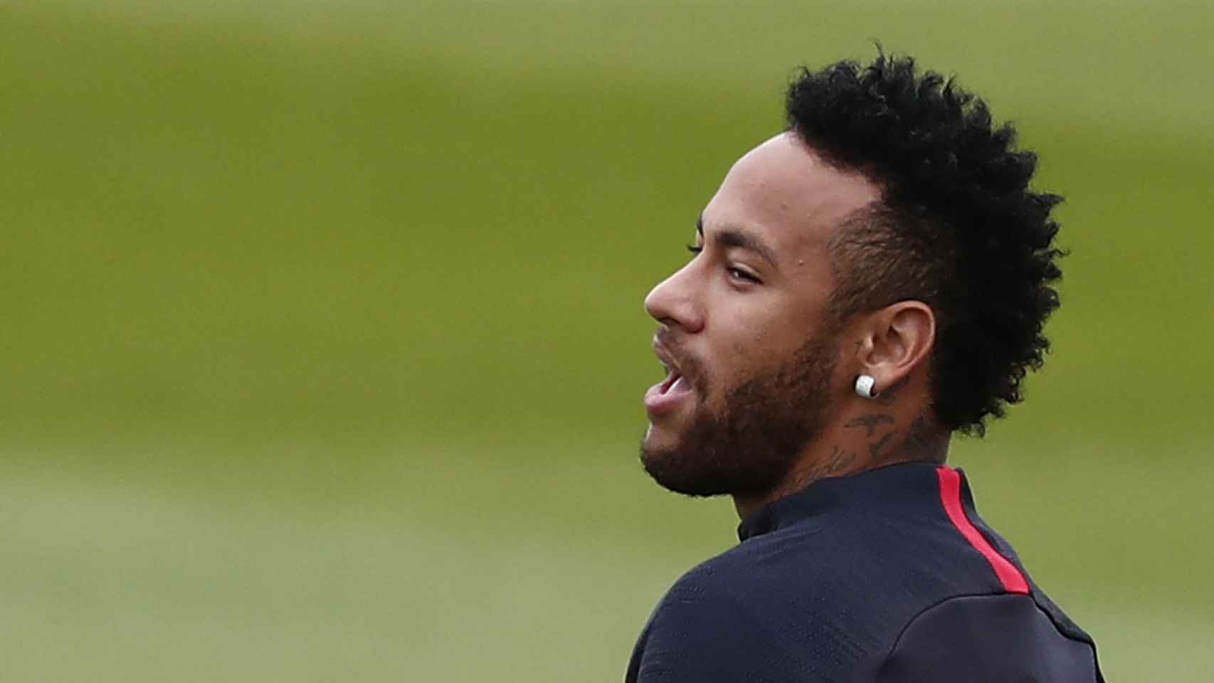 Neymar Jr en un entrenamiento con el París Saint Germain / EFE