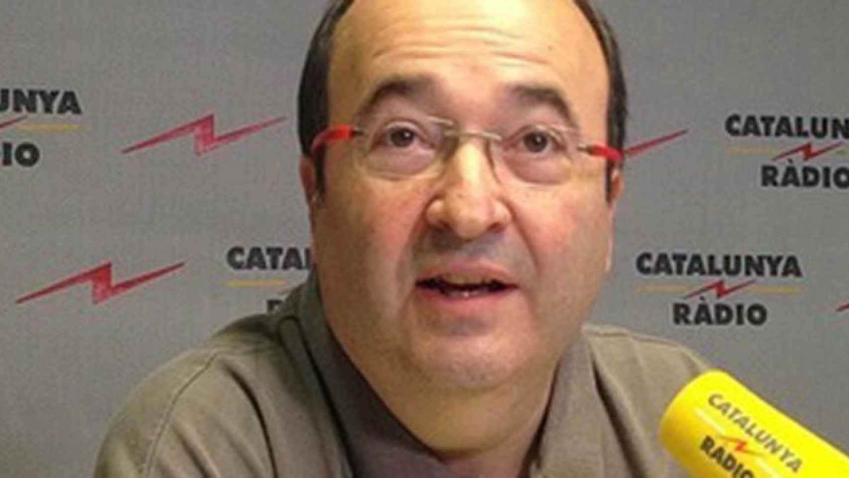 Miquel Iceta esta mañana en Catalunya Ràdio.