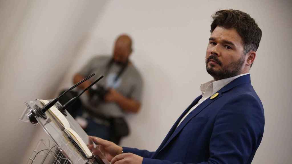 Gabriel Rufián, portavoz de ERC en el Congreso de los Diputados