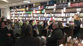 La directora de Vegueta Eva Moll, en la presentación de Granta, en la librería Finestres / LG