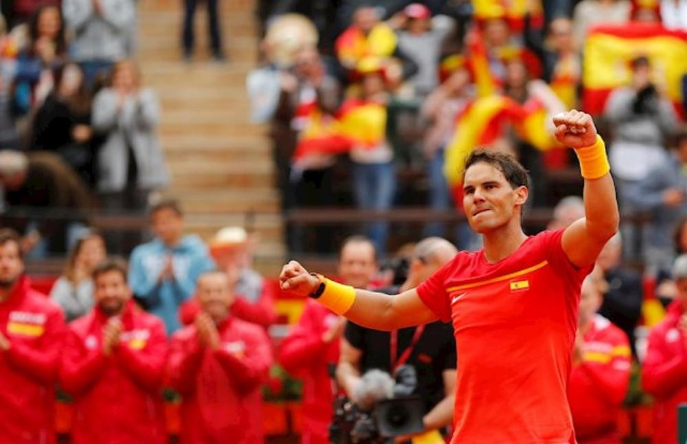 Rafa Nadal, en la imagen durante la Copa Davis de Madrid / EP