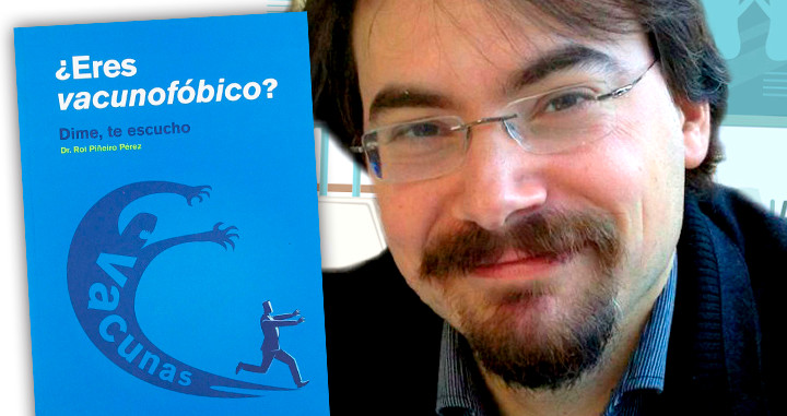 Roi Piñeiro, autor del libro '¿Eres vacunofóbico? Dime, te escucho'