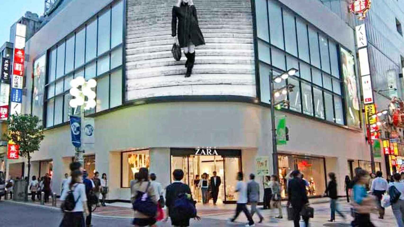 Imagen de una tienda de Zara en una ciudad china / CG