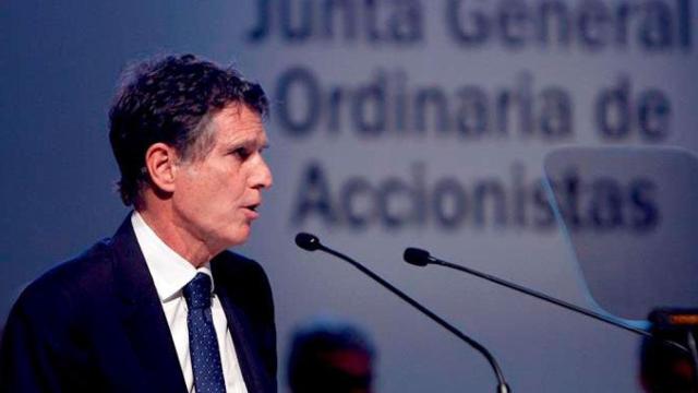 Jaime Guardiola, consejero delegado de Banco Sabadell en la última junta de accionistas de la entidad / EFE