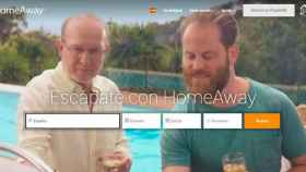 Página de aterrizaje del portal de intermediación vacacional Homeaway, una de las que oculta anuncios / CG