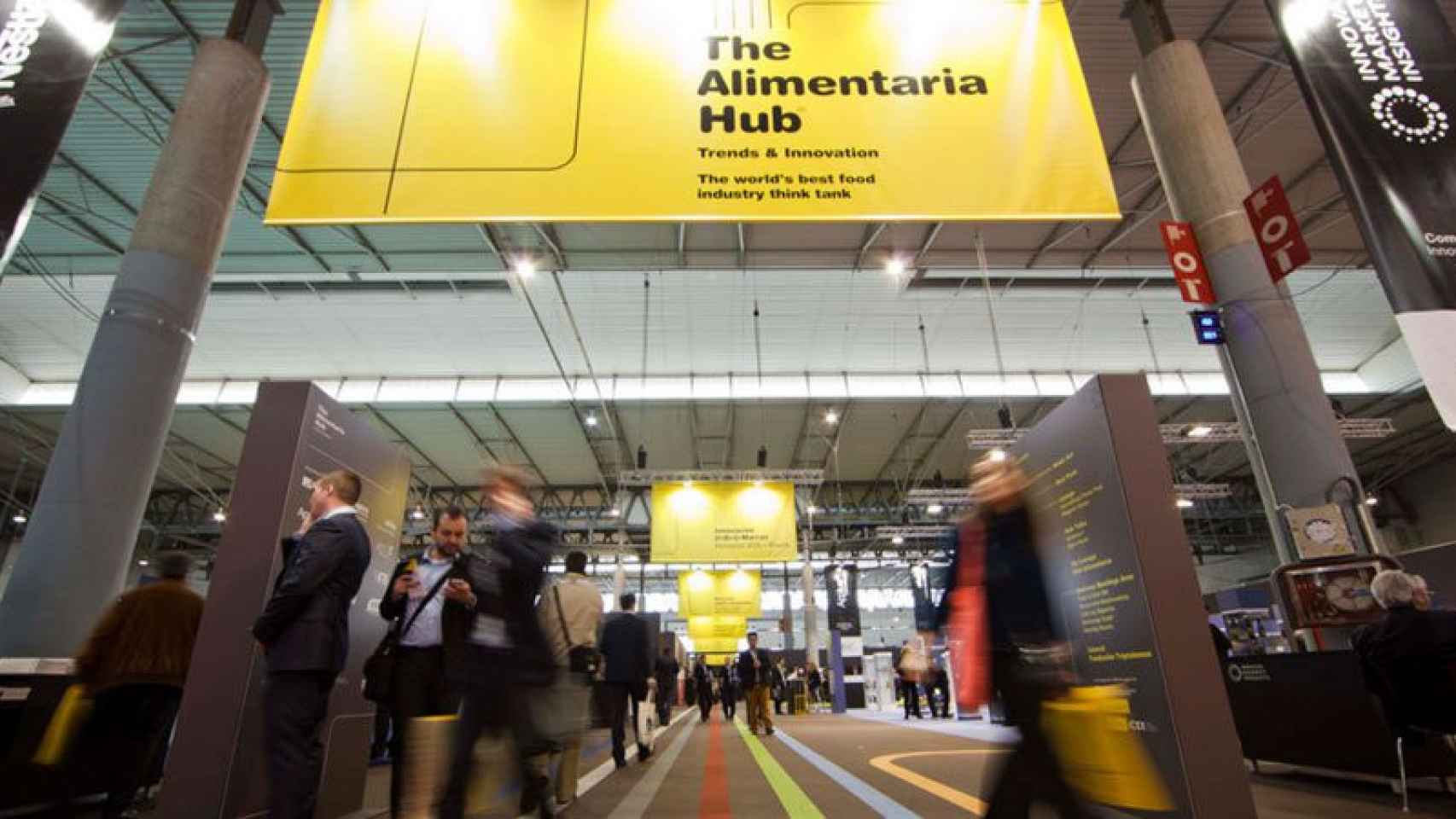 Entrada al Alimentaria Hub en la edición de 2014.