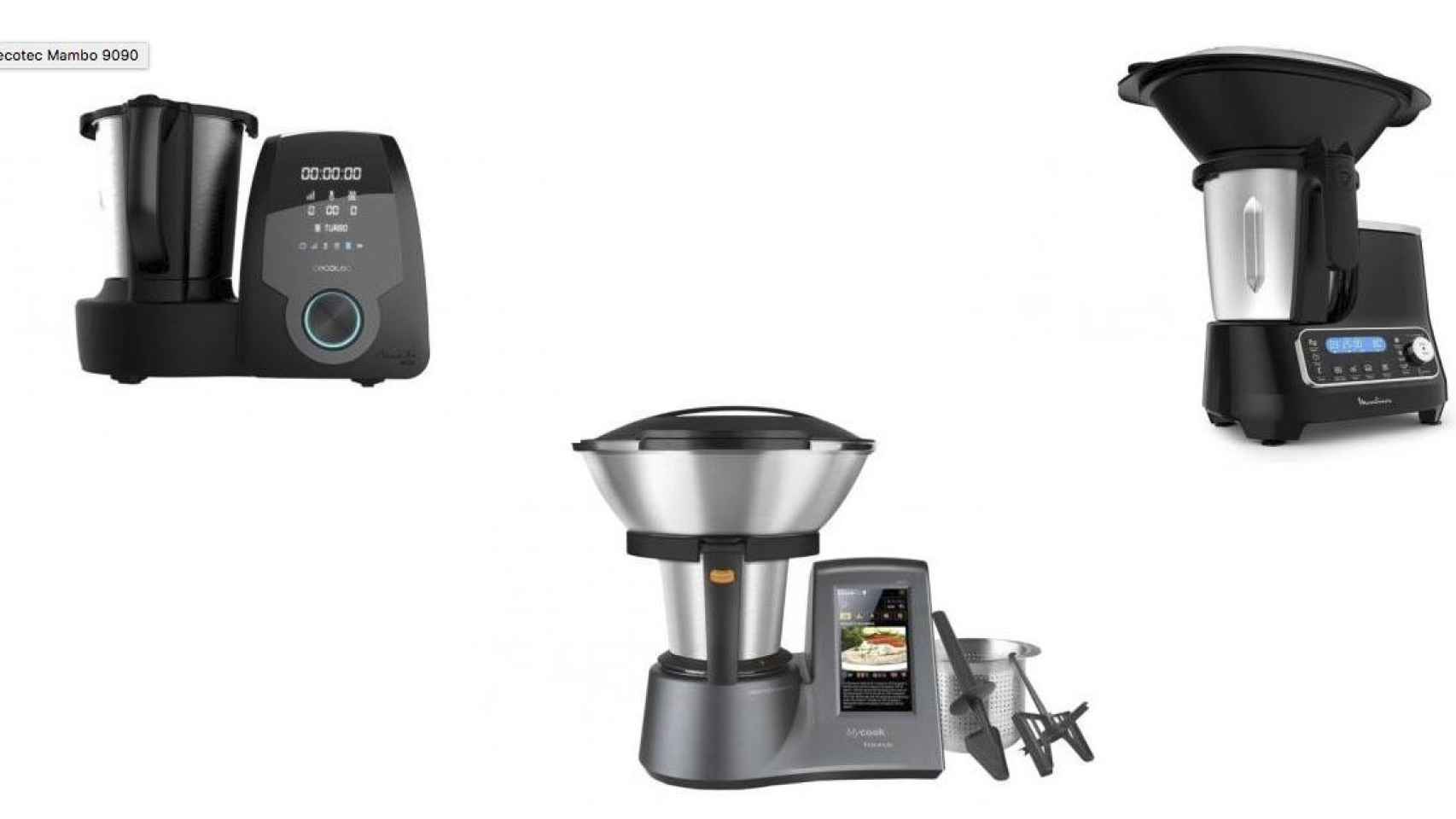 Tres robots que ofrecen una buena alternativa a Thermomix / CG