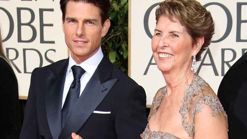 Tom Cruise junto a su madre Mary Lee South