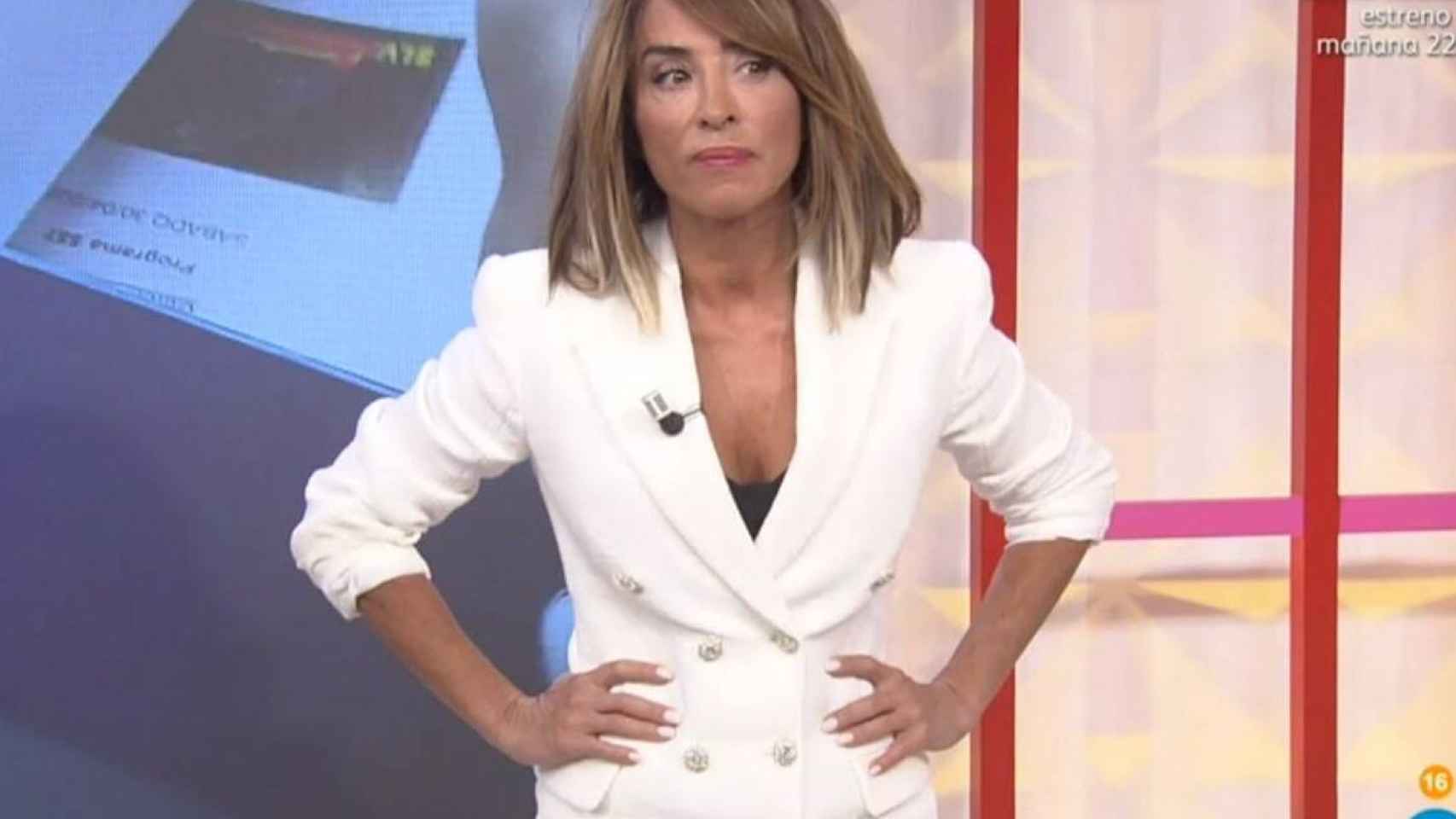 La presentadora María Patiño / MEDIASET