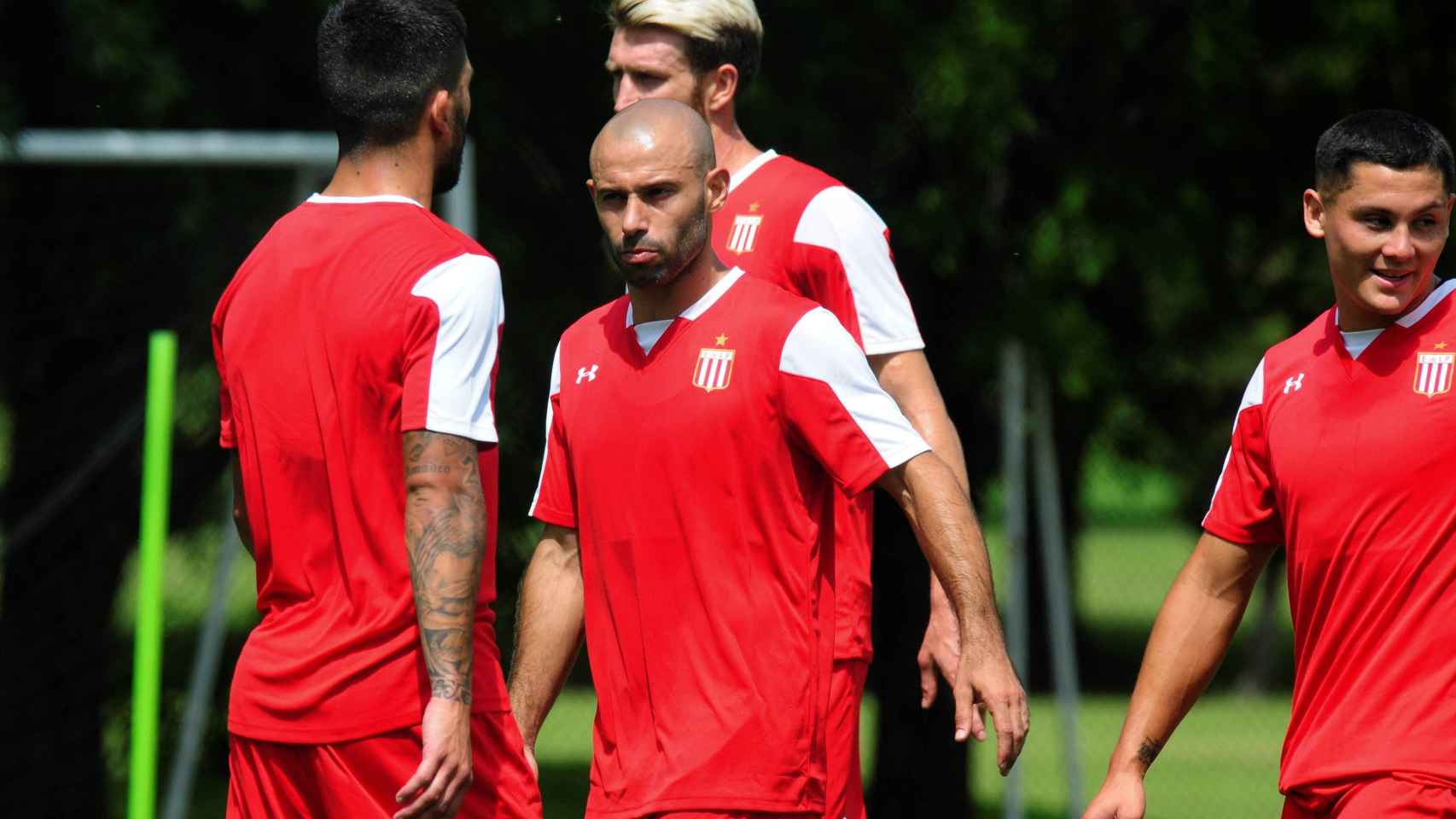 Javier Mascherano con el Estudiantes de la Plata / EFE