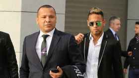 Neymar y su padre acuden a los tribunales de la Audiencia Nacional, en Madrid / AGENCIAS