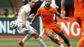 Memphis Depay en un amistoso con su selección / EFE