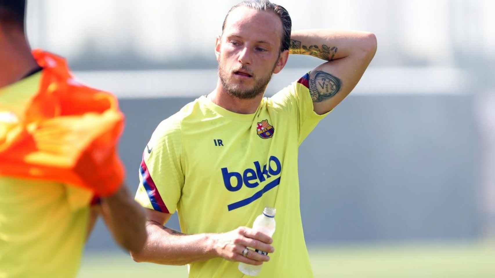 Ivan Rakitic durante un entrenamiento /FCB