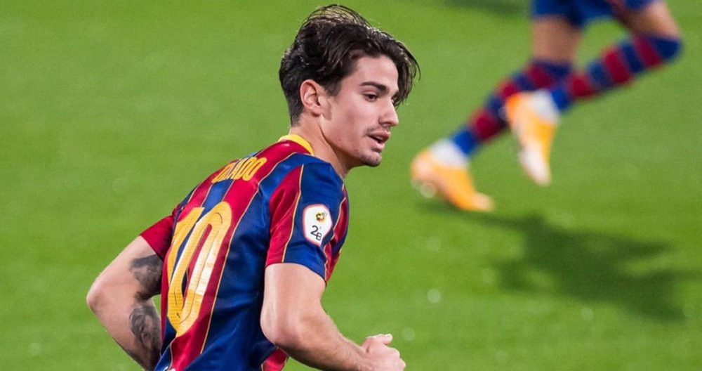 Alex Collado ante el Espanyol B / FC Barcelona