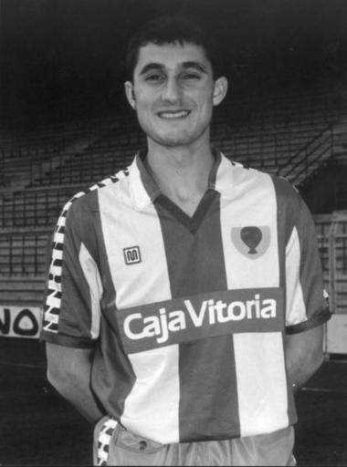 Una foto de Ernesto Valverde en el Alavés